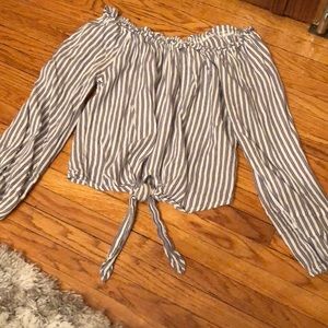 Hollister off the shoulder long sleeve